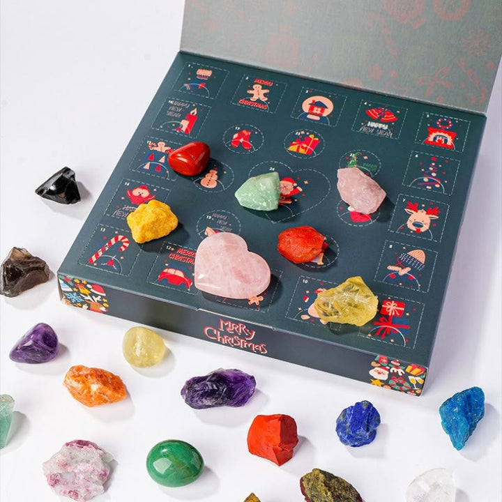 Calendrier de l'Avent Olivenorma 2025 en cristal et résine verte - image 6