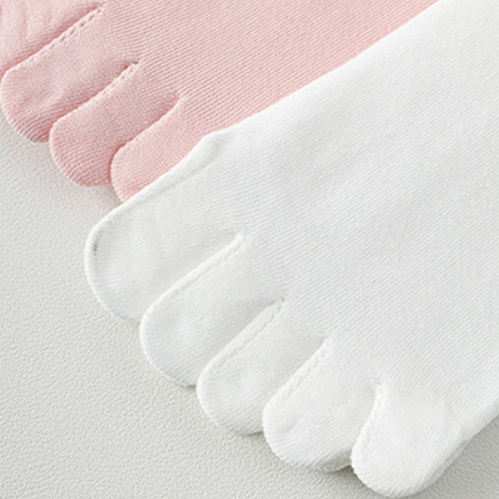 Chaussettes de yoga mi-mollet respirantes Olivenorma à cinq orteils et adhérence antidérapante en silicone - image 17