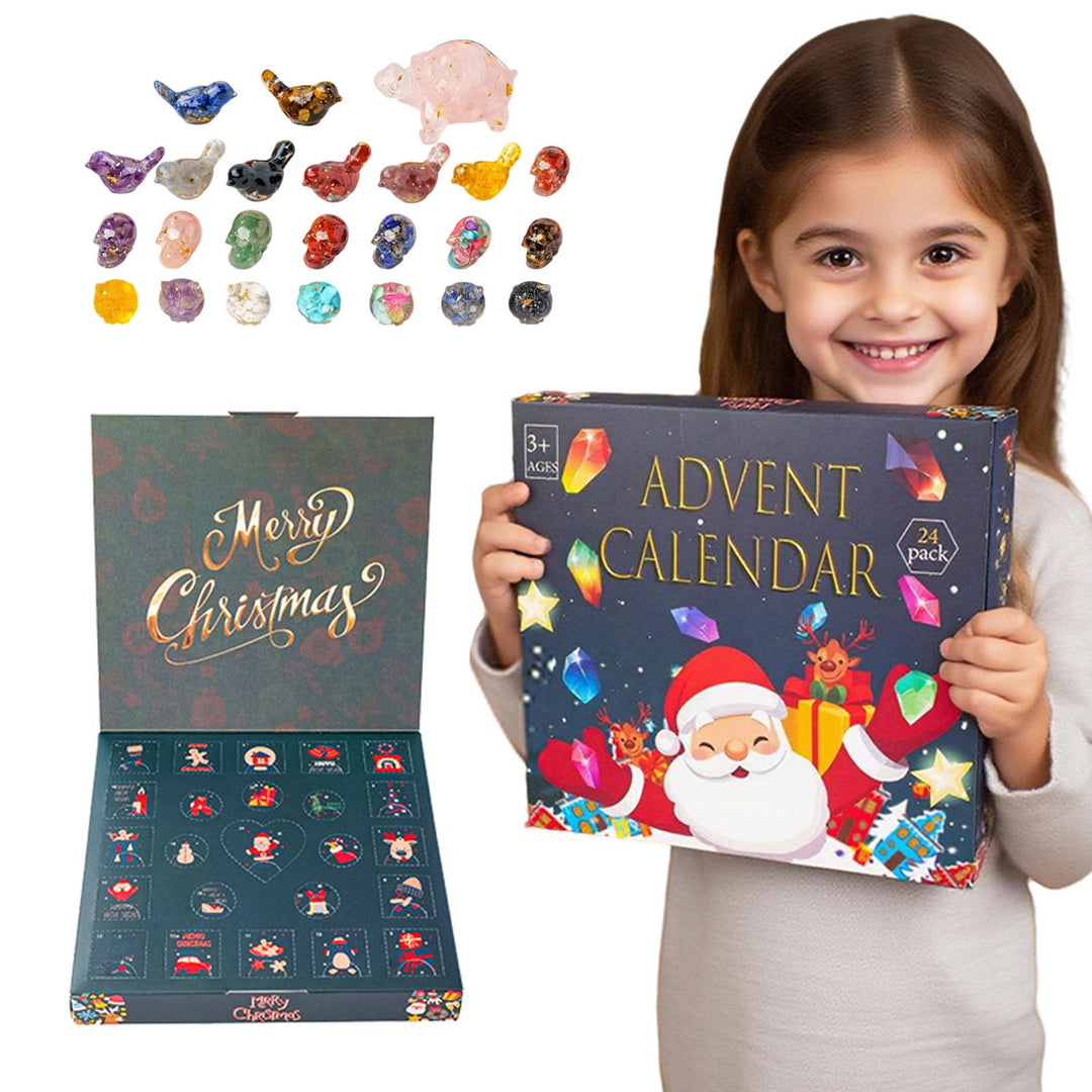 Calendrier de l'Avent Olivenorma 2025 en cristal et résine verte - image 0