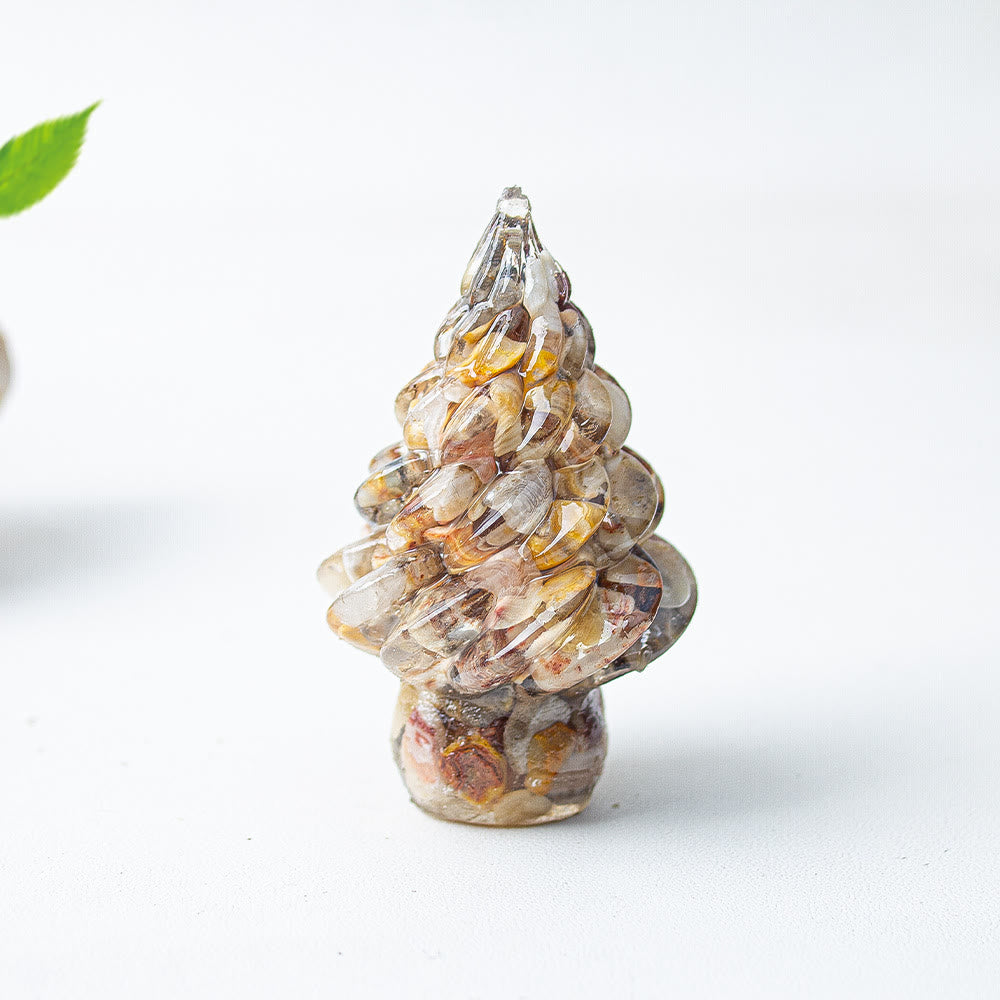 Décoration de sapin de Noël en cristal et pierres précieuses Olivenorma - Agate folle - image 31