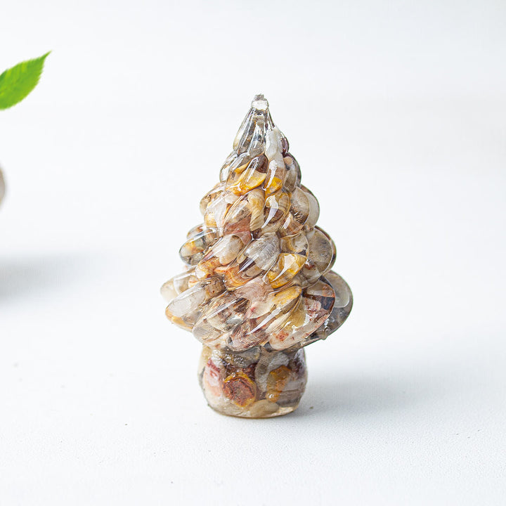 Décoration de sapin de Noël en cristal et pierres précieuses Olivenorma - Agate folle - image 31