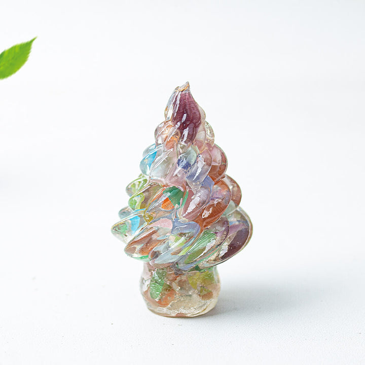 Décoration de sapin de Noël en cristal et pierres précieuses Olivenorma - Pierre œil-de-chat - image 47