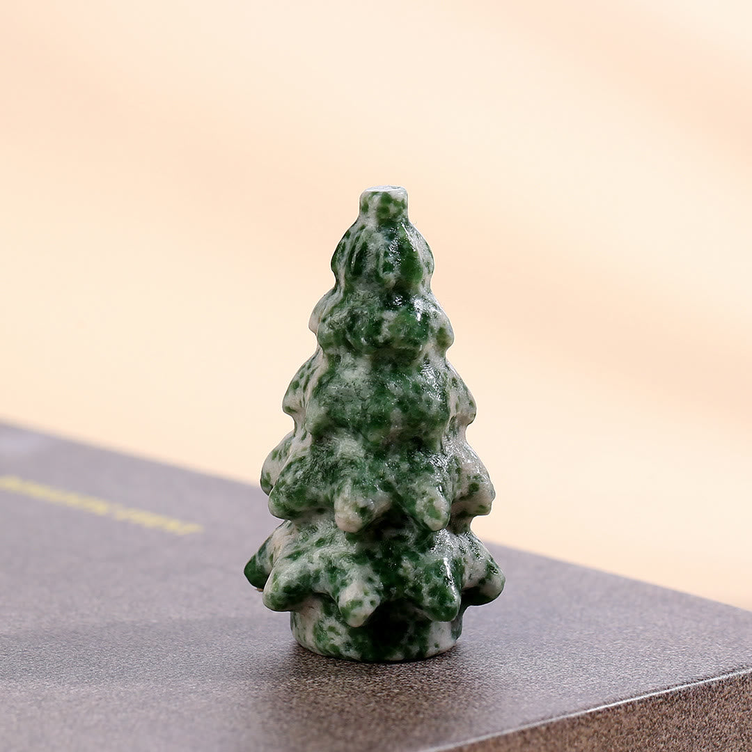 Décoration de sapin de Noël miniature en cristal naturel Olivenorma - Jade vert - image 1