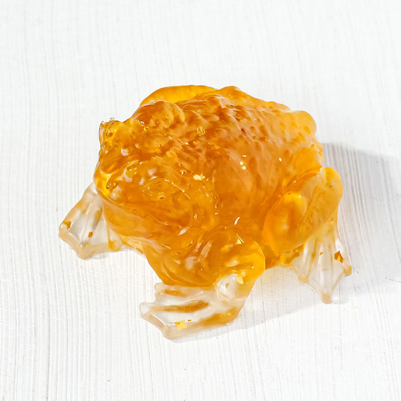 Décoration en pierre précieuse Olivenorma Crystal Golden Toad - Citrine - image 15
