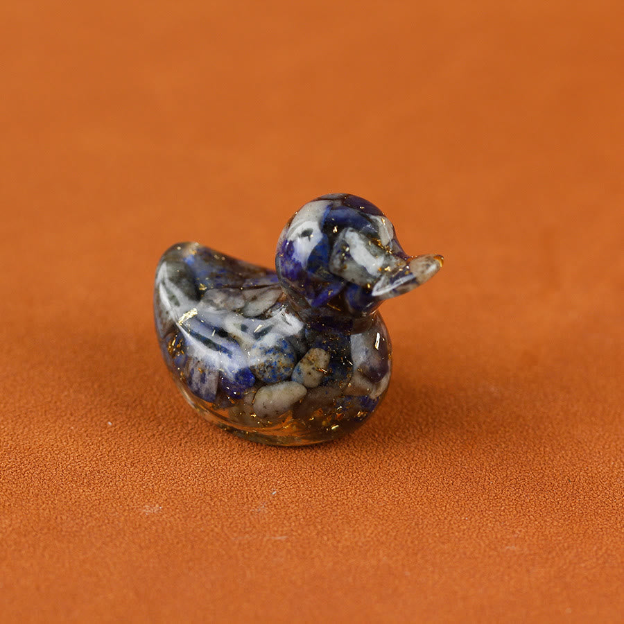 Décoration en pierre précieuse Mini Canard en cristal Olivenorma - Lapis lazuli - image 13