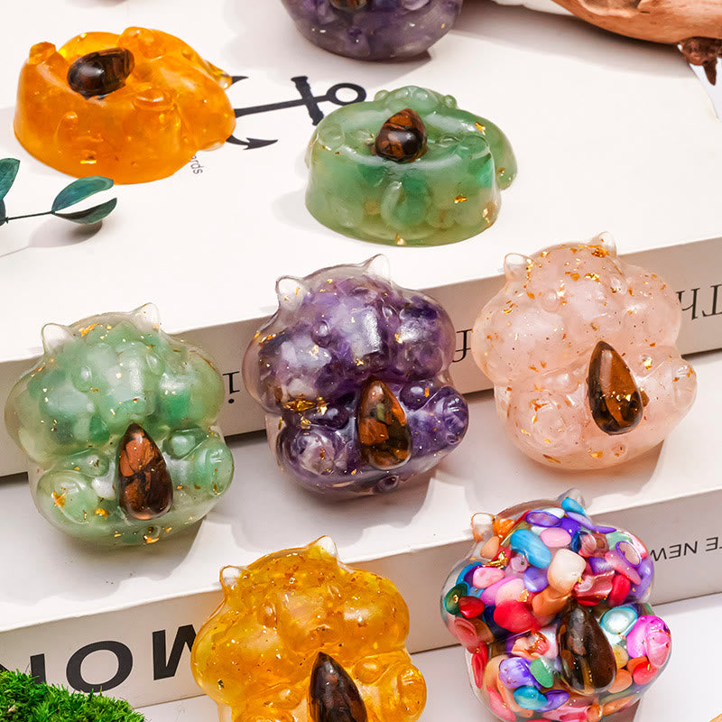 Figurine d'écureuil en cristal Olivenorma, décoration en pierre précieuse - image 0