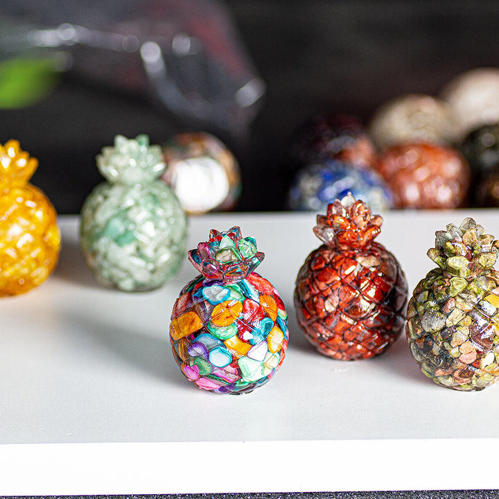 Décoration en cristal Olivenorma ananas doré et pierres précieuses - image 57