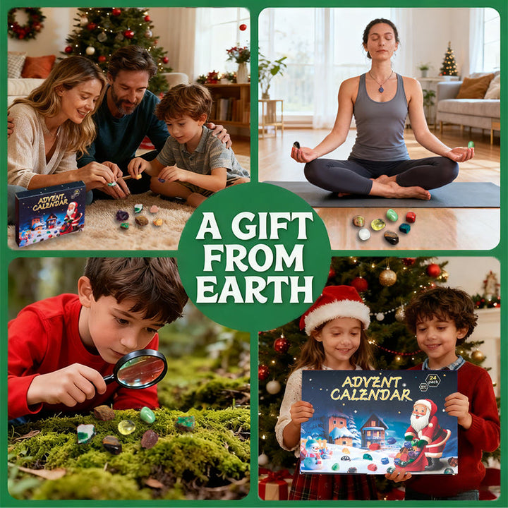 Calendrier de l'Avent Olivenorma pour enfants, en cristal et pierre naturelle, boîte mystère - image 11
