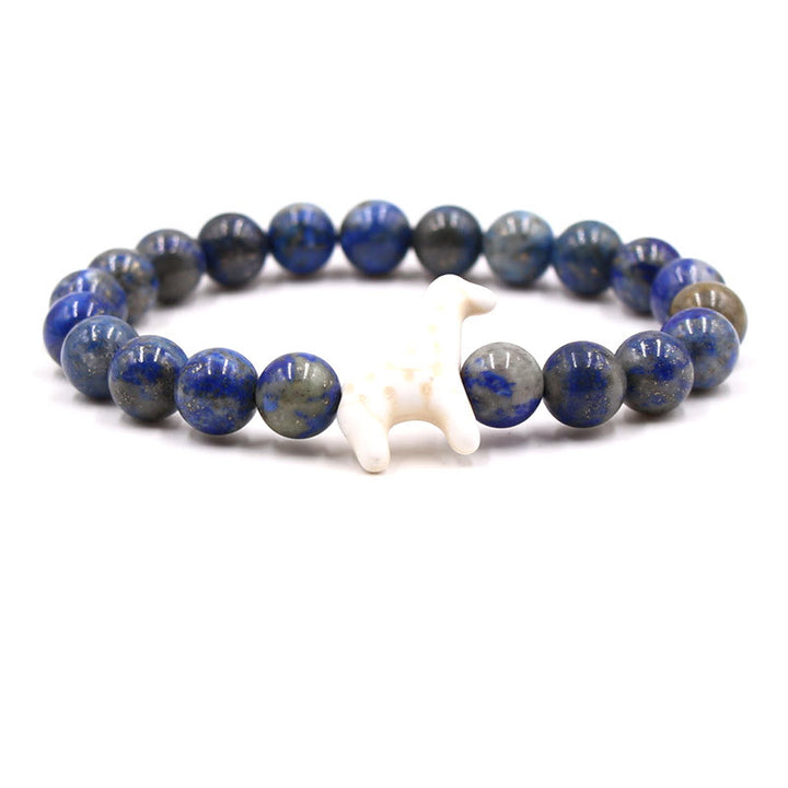 Bracelet Olivenorma pour la conservation des girafes avec carte - Lapis lazuli - Avec carte - image 49