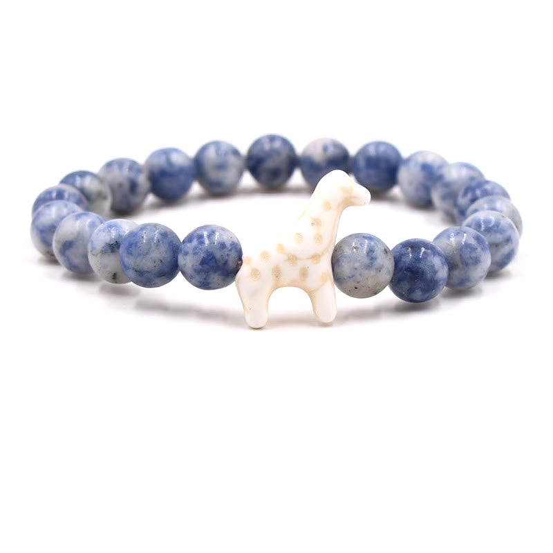 Bracelet Olivenorma pour la conservation des girafes avec carte - Sodalite bleue - Avec carte - image 22