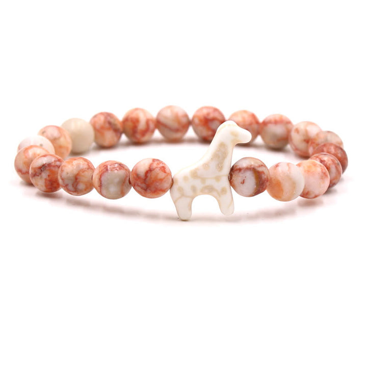 Bracelet Olivenorma pour la conservation des girafes avec carte - Rhodochrosite - Avec carte - image 39