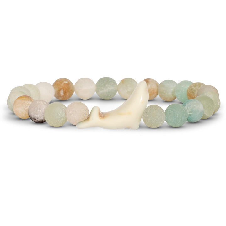 Bracelet Olivenorma pour la protection et la sensibilisation aux dauphins avec carte - Amazonite mate - B - Avec carte - image 10