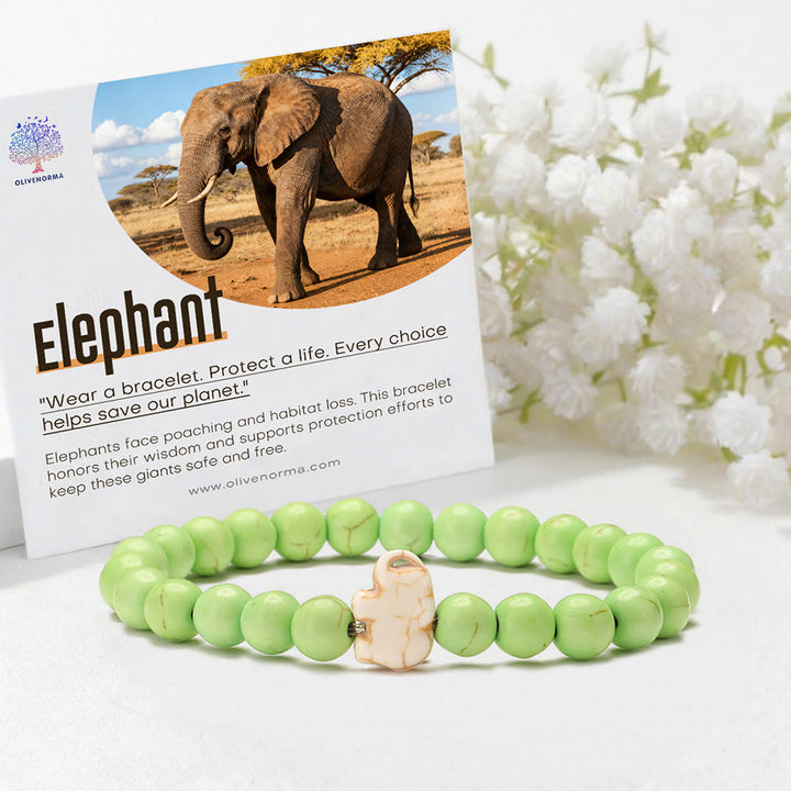 Bracelet de protection Olivenorma Elephant avec carte - image 0