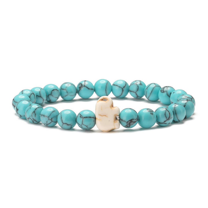 Bracelet de protection Olivenorma Elephant avec carte - Ligne Turquoise - Avec carte - image 25