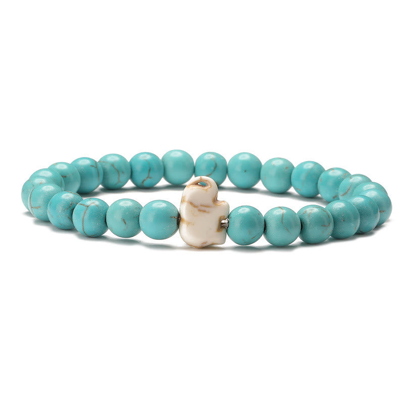 Bracelet de protection Olivenorma Elephant avec carte - Turquoise - Avec carte - image 24
