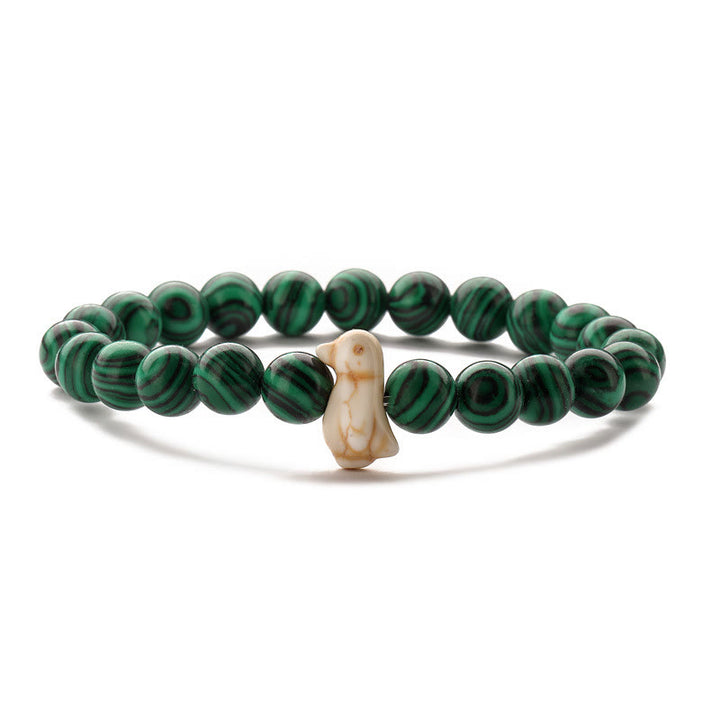 Bracelet Olivenorma pour la protection de l'habitat des manchots avec carte - Malachite verte - Avec carte - image 27