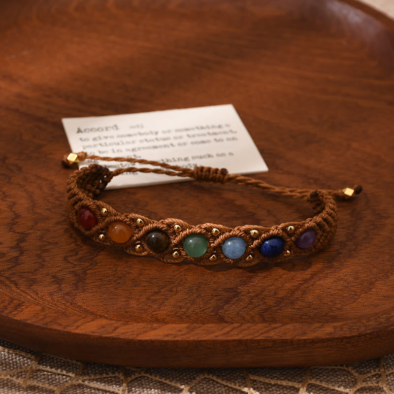 Bracelet Olivenorma en pierres naturelles colorées - Pierre naturelle - Style n° 1 - image 0