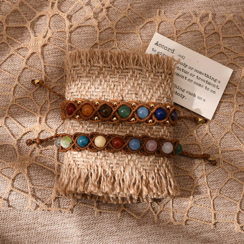 Bracelet Olivenorma en pierres naturelles colorées - image 3