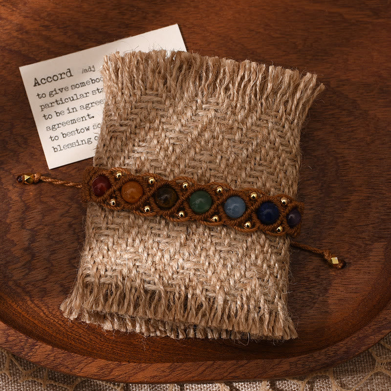 Bracelet Olivenorma en pierres naturelles colorées - image 2