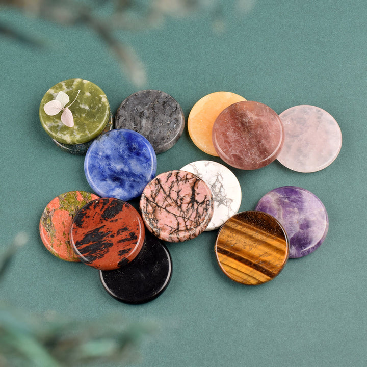 Décoration en pierre naturelle ronde Olivenorma aux vertus curatives - image 2