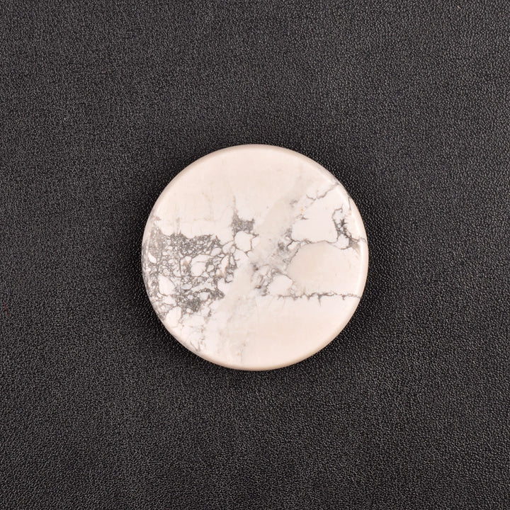 Décoration en pierre naturelle ronde Olivenorma aux vertus curatives - Turquoise blanche - image 5