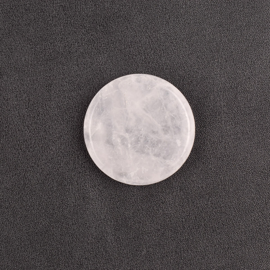 Décoration en pierre naturelle ronde Olivenorma aux vertus curatives - Quartz clair - image 9