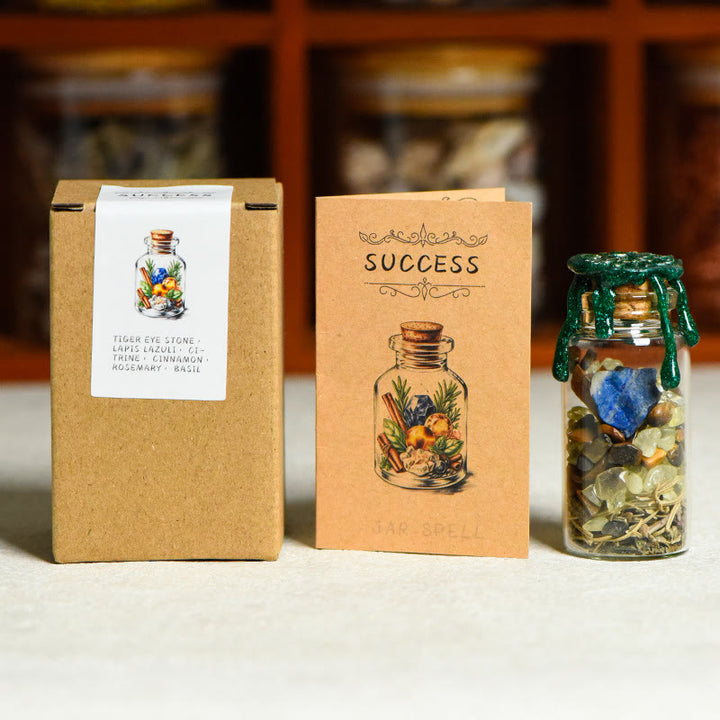 Bouteille de guérison en pierre naturelle Olivenorma, ornée de pierres précieuses - SUCCÈS - image 8