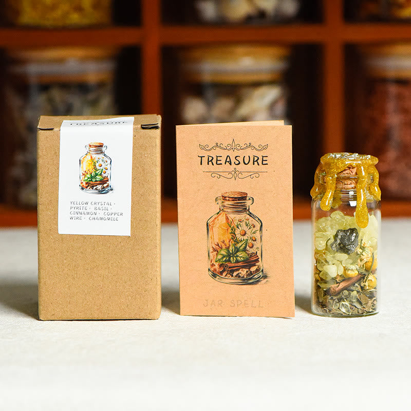 Bouteille de guérison en pierre naturelle Olivenorma, ornée de pierres précieuses - TRÉSOR - image 9