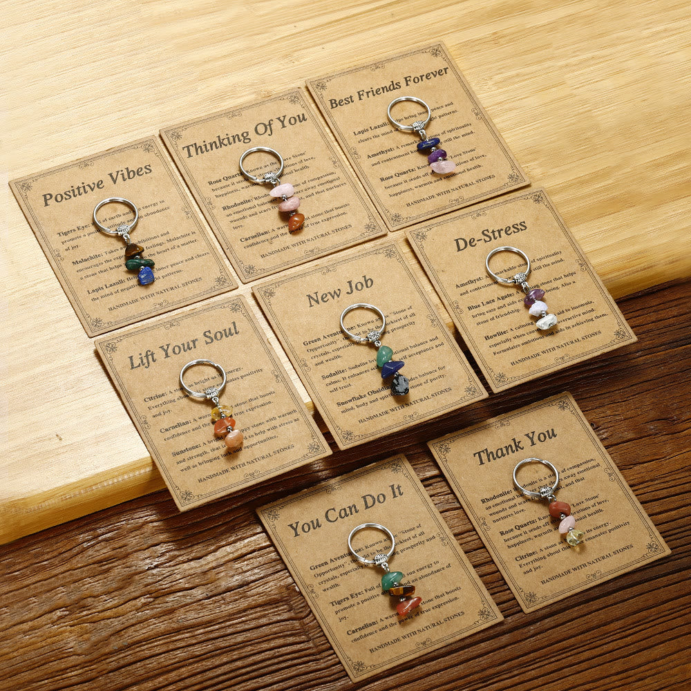 Porte-clés Olivenorma fait main en pierre naturelle aux vertus curatives - image 16