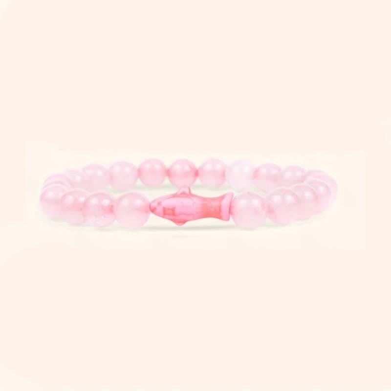Bracelet de protection contre les requins Olivenorma avec carte - Quartz rose - Avec carte - image 16
