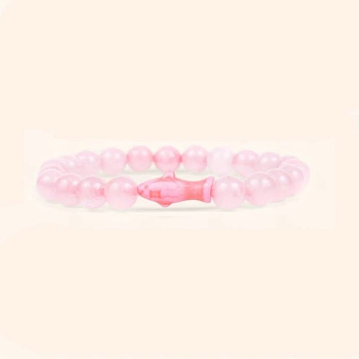 Bracelet de protection contre les requins Olivenorma avec carte - Quartz rose - Avec carte - image 16