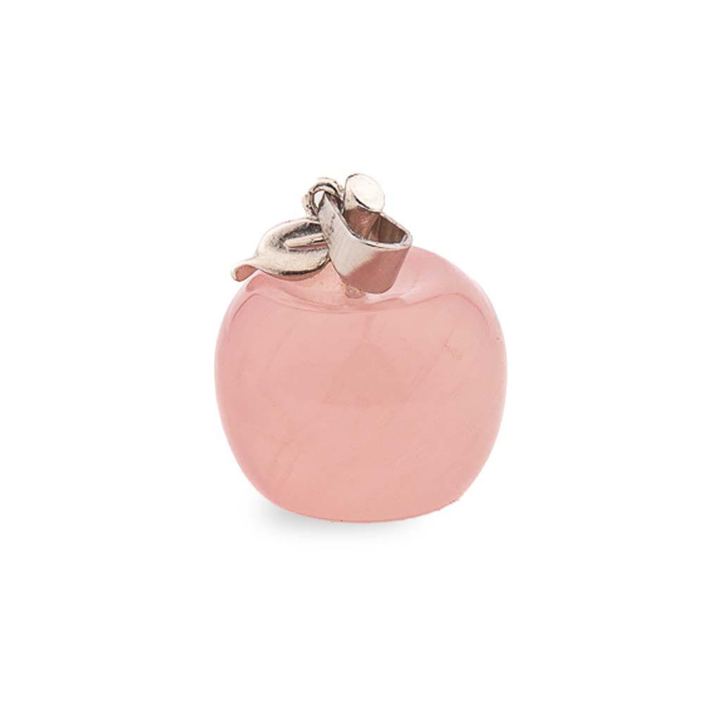 Décoration de pomme sculptée en pierre naturelle pour la veille de Noël Olivenorma - Quartz rose - 30*35cm - image 6