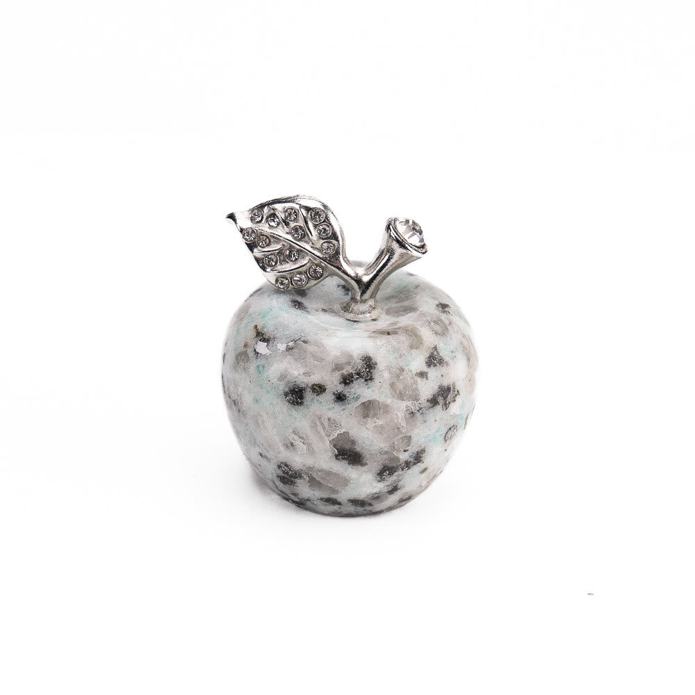 Décoration de pomme sculptée en pierre naturelle pour la veille de Noël Olivenorma - Pierre bleue du Tianshan - 30*35cm - image 26