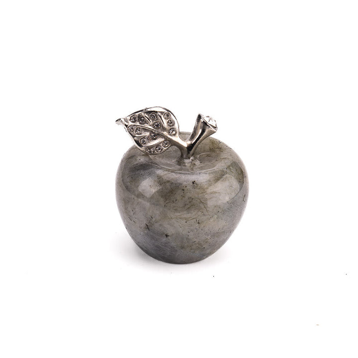 Décoration de pomme sculptée en pierre naturelle pour la veille de Noël Olivenorma - Labradorite - 30*35cm - image 42
