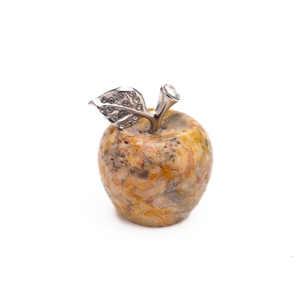 Décoration de pomme sculptée en pierre naturelle pour la veille de Noël Olivenorma - Agate folle - 30*35cm - image 14