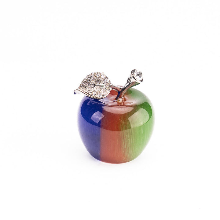 Décoration de pomme sculptée en pierre naturelle pour la veille de Noël Olivenorma - Jaspe tricolore - 30*35cm - image 18