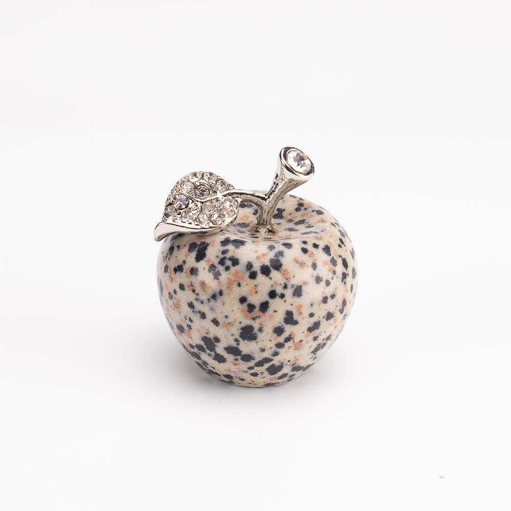 Décoration de pomme sculptée en pierre naturelle pour la veille de Noël Olivenorma - Jasper dalmatien - 30*35cm - image 54