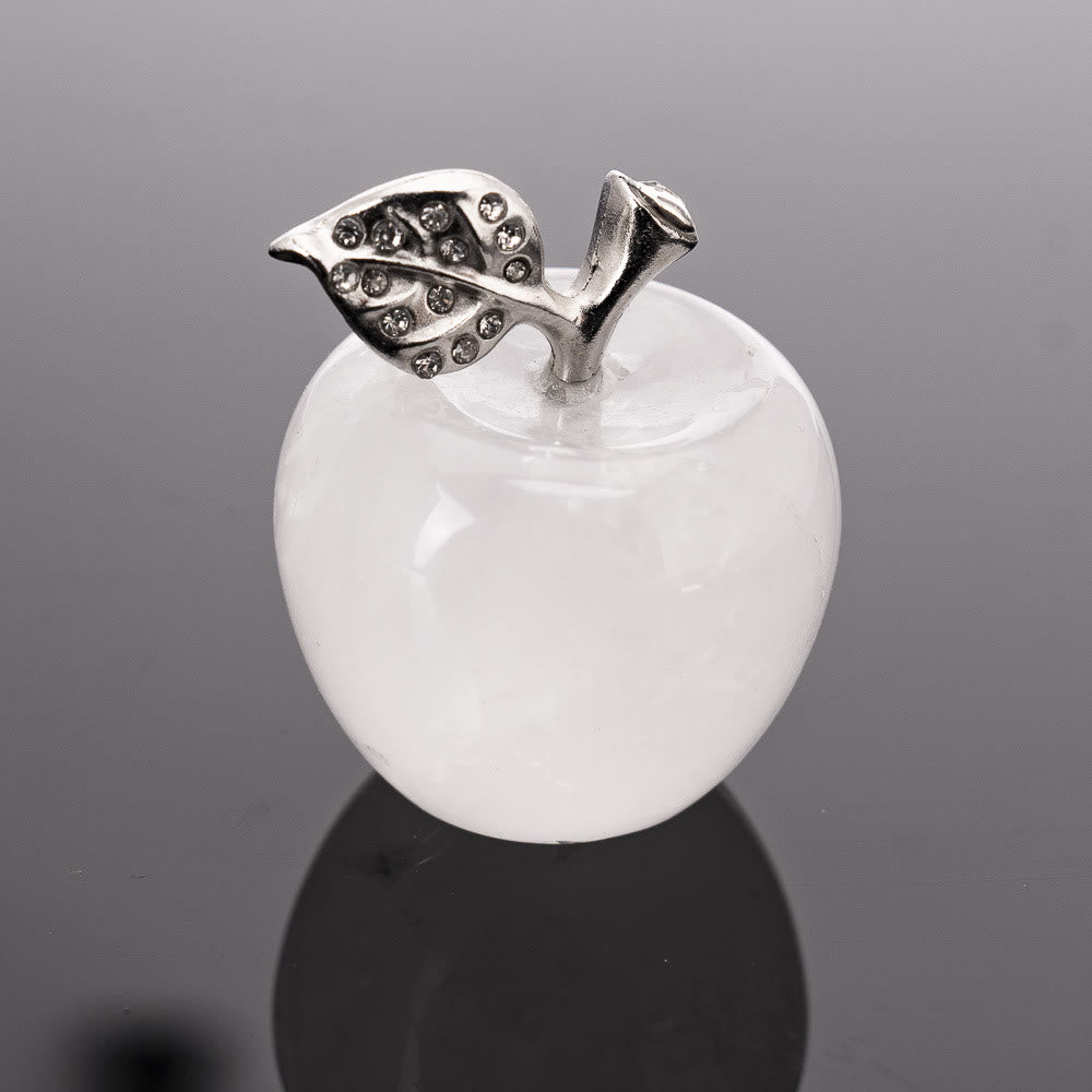 Décoration de pomme sculptée en pierre naturelle pour la veille de Noël Olivenorma - Quartz clair - 30*35cm - image 10