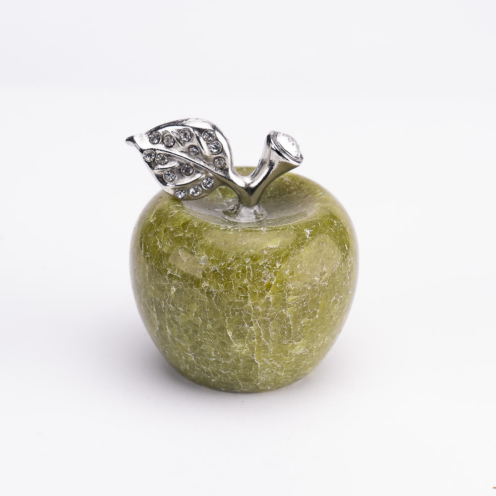 Décoration de pomme sculptée en pierre naturelle pour la veille de Noël Olivenorma - Jade citronnée - 30*35cm - image 56