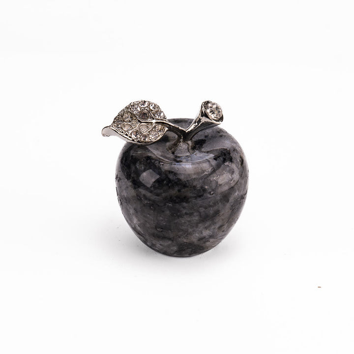 Décoration de pomme sculptée en pierre naturelle pour la veille de Noël Olivenorma - Jaspe gris - 30*35cm - image 27