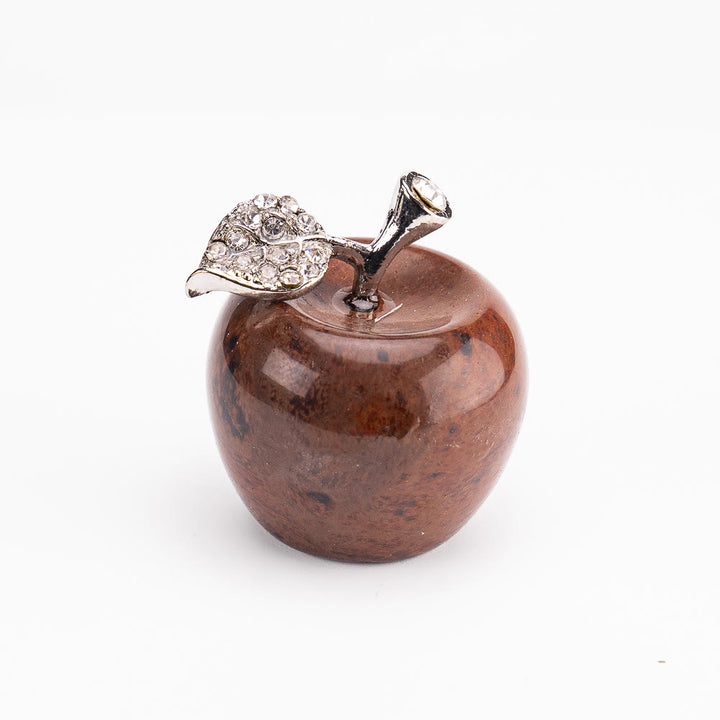 Décoration de pomme sculptée en pierre naturelle pour la veille de Noël Olivenorma - Obsidienne acajou - 30*35cm - image 50