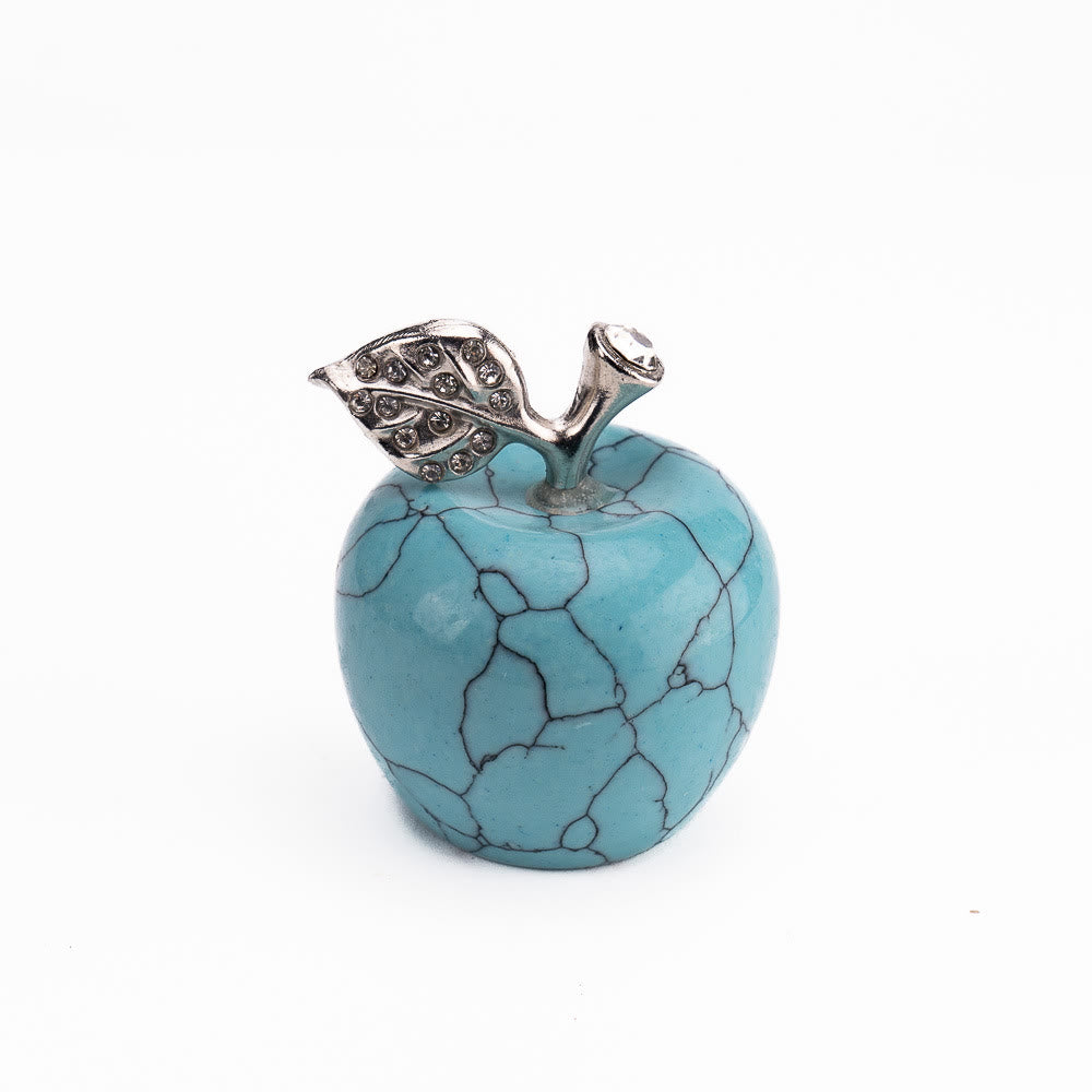 Décoration de pomme sculptée en pierre naturelle pour la veille de Noël Olivenorma - Turquoise - 30*35cm - image 36