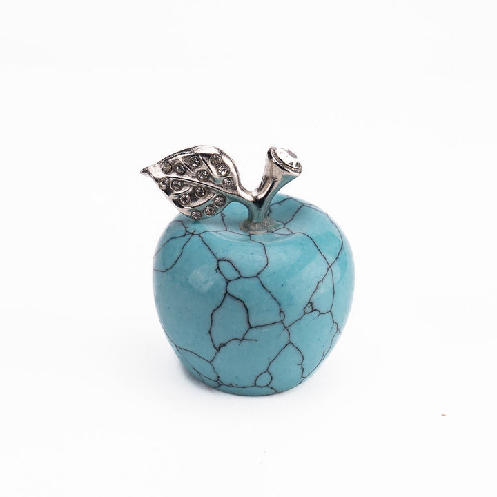 Décoration de pomme sculptée en pierre naturelle pour la veille de Noël Olivenorma - Turquoise - 30*35cm - image 36