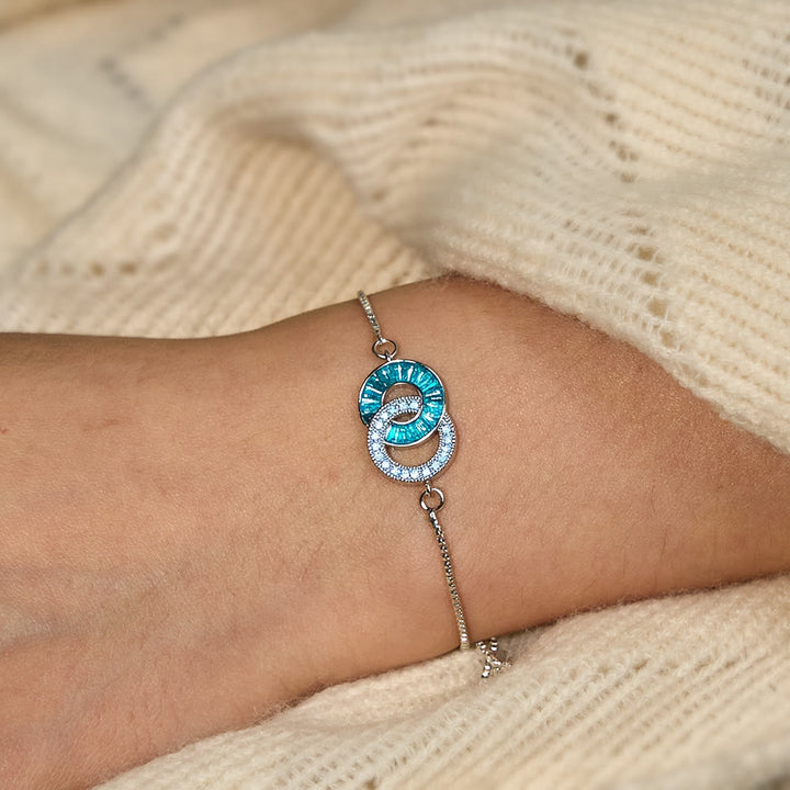 Bracelet et collier Olivenorma personnalisés avec pierres de naissance pour mère et fille - image 6
