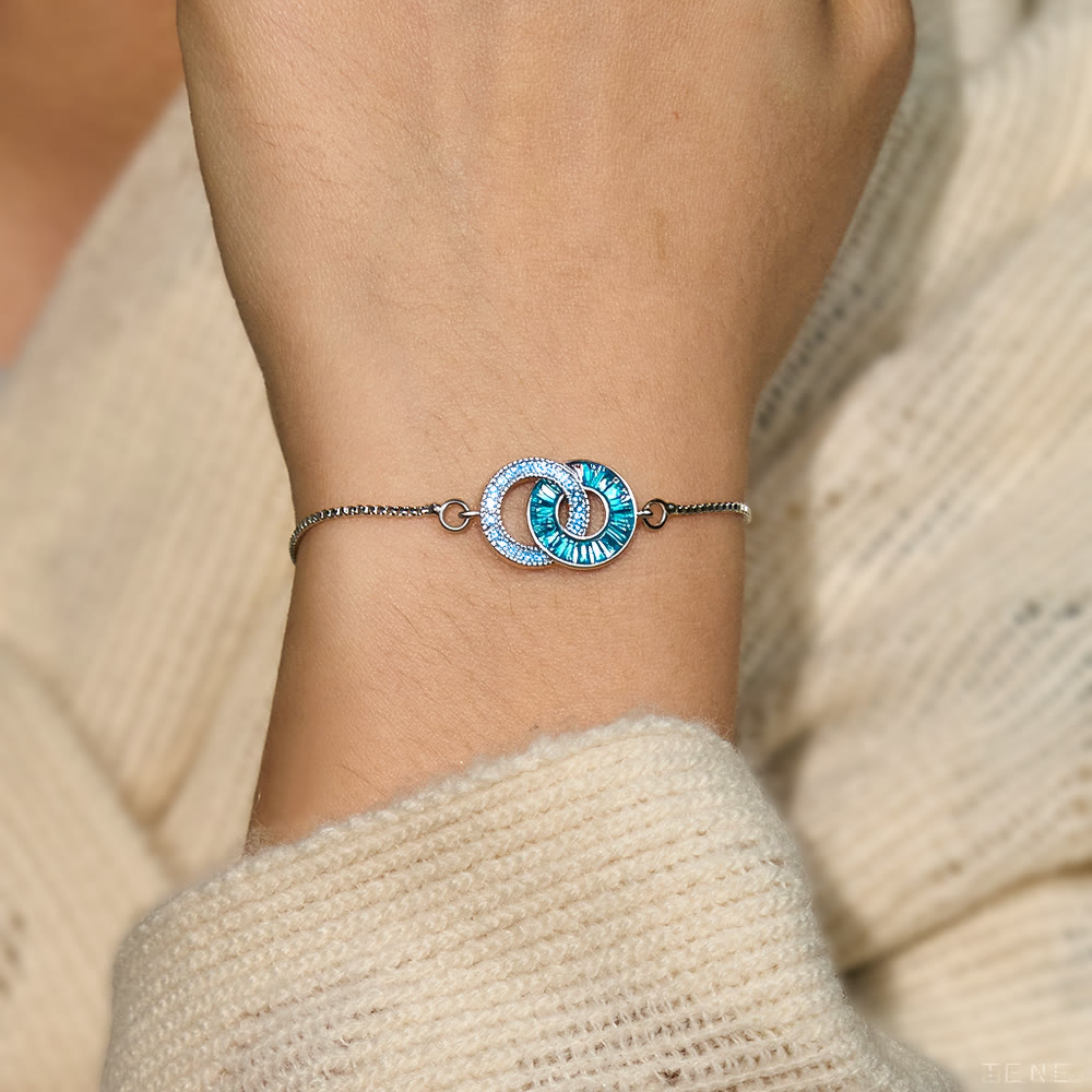 Bracelet et collier Olivenorma personnalisés avec pierres de naissance pour mère et fille - image 5