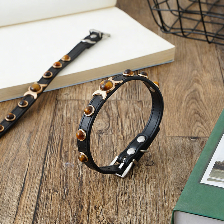 Collier pour chien Olivenorma Premium Tiger Eye, résistant - image 3