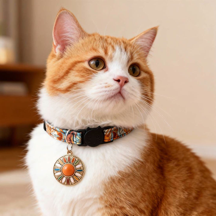 Collier pour chat Olivenorma style bohème vintage - image 0
