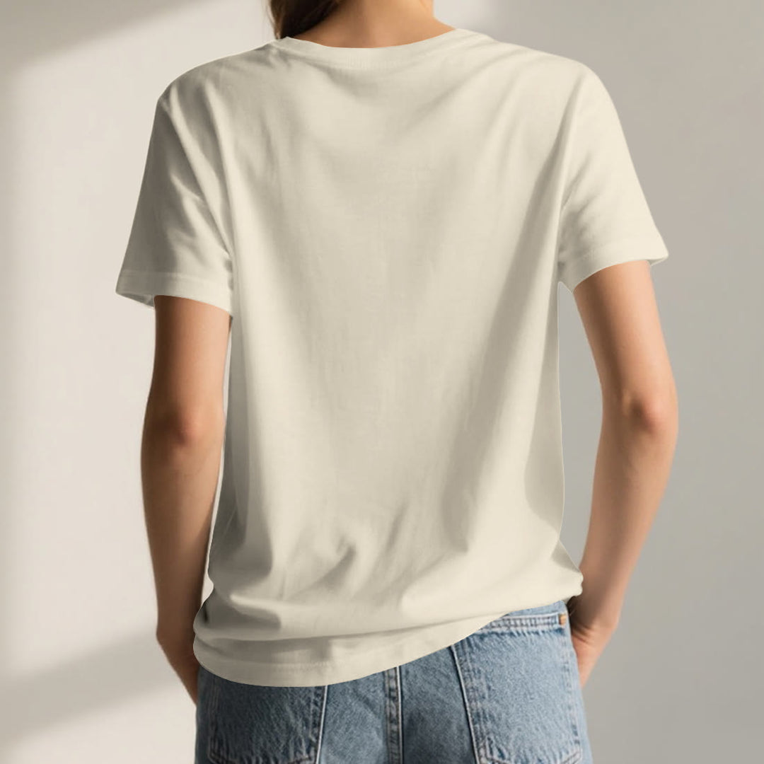 T-shirt de méditation Olivenorma Yoga Pose Mindful Energy à col en V - image 2