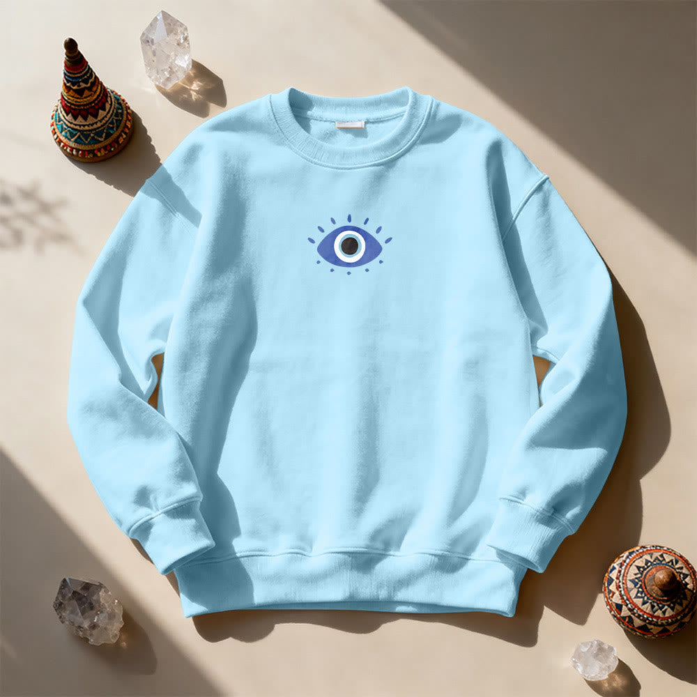 Sweat-shirt tendance Olivenorma avec citation de l'œil de démon - image 16