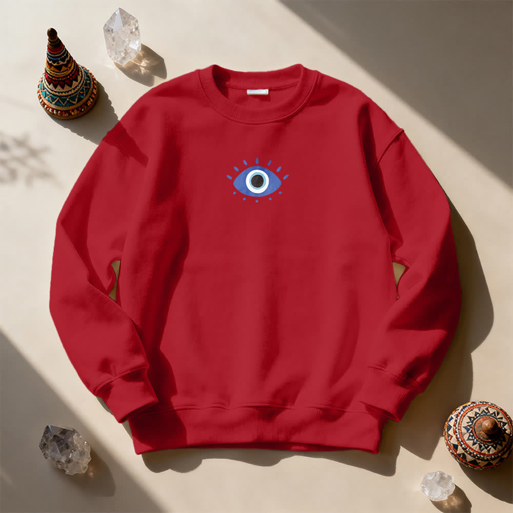 Sweat-shirt tendance Olivenorma avec citation de l'œil de démon - image 19